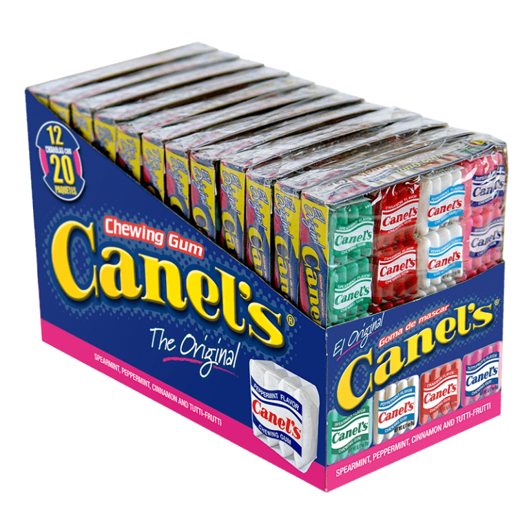 2Piece Chewing Gum Cardamom Flavor, Display Canel's